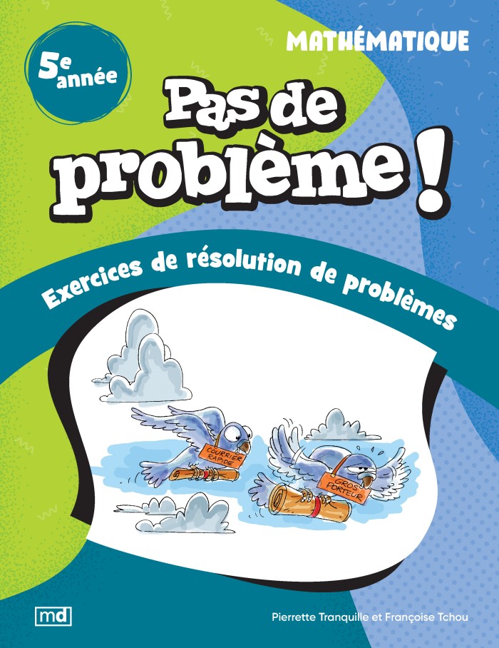 Couverture de Pas de problème! - Mathématique, 5e année