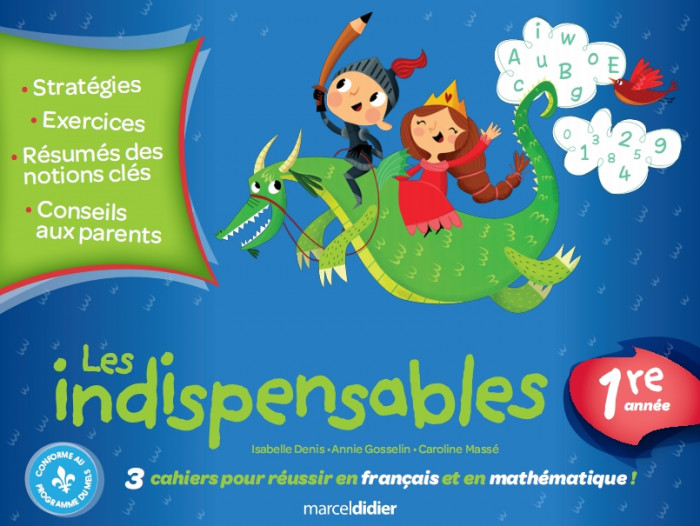 Couverture de Les indispensables, 1re année