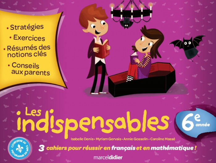 Couverture de Les indispensables, 6e année