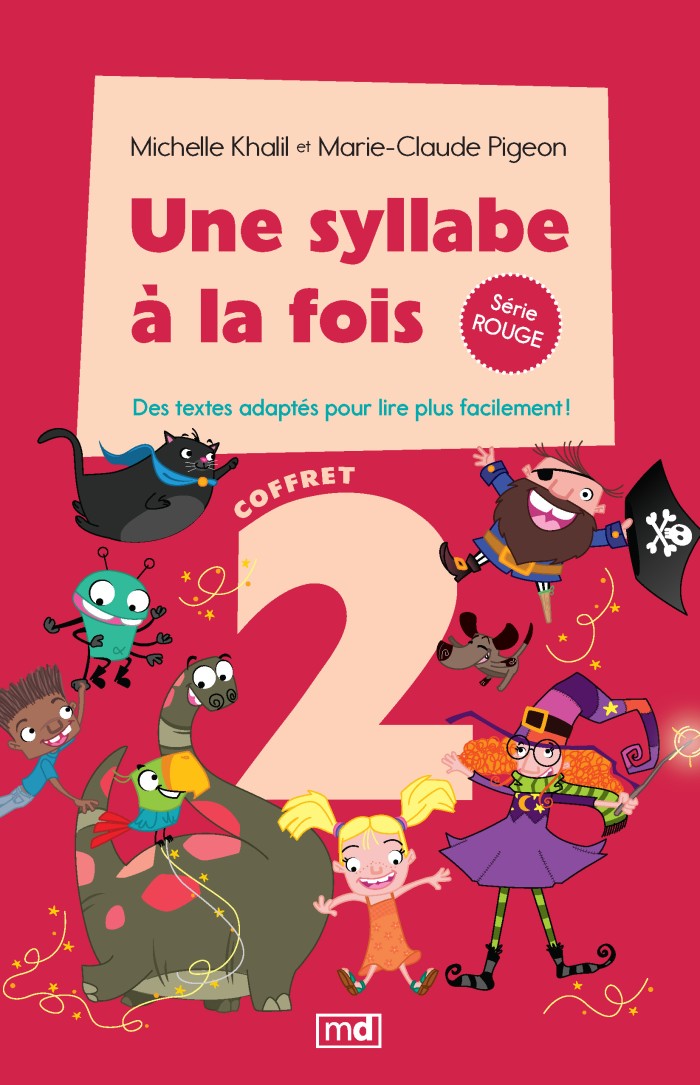 Couverture de Une syllabe à la fois - Coffret 2 série rouge