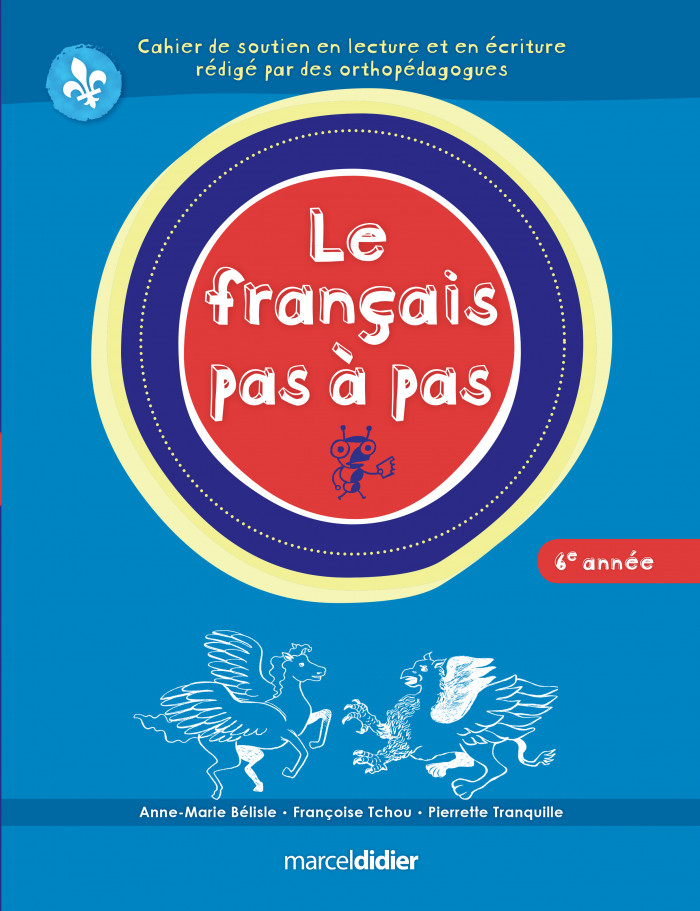 Couverture de Le français pas à pas, 6e année