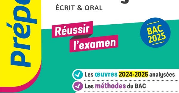 Prépabac : Français, 1re générale - Bac de français 2025 (écrit et oral ...