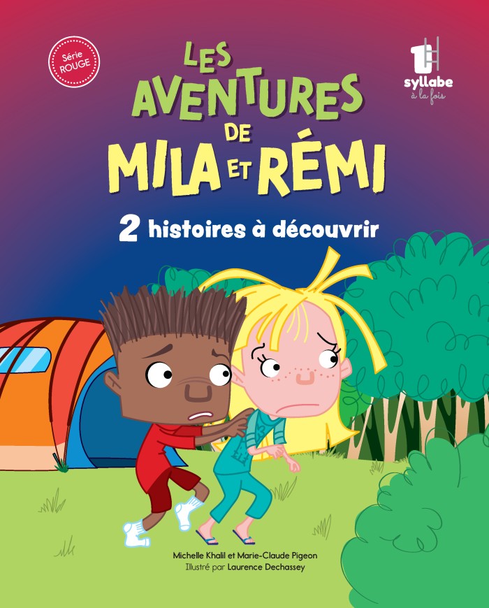 Couverture de Les aventures de Mila et Rémi - Une syllabe à la fois - Série Rouge