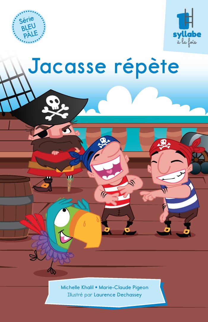 Couverture de Jacasse répète - Série bleu pâle