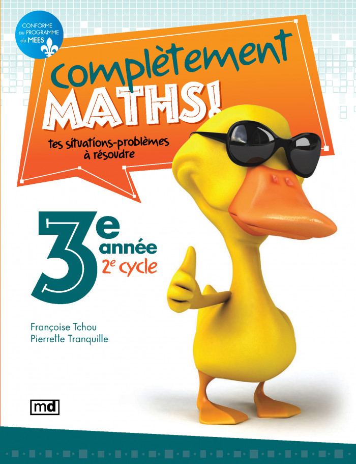 Couverture de Complètement maths!, 3e année