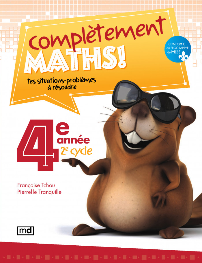 Couverture de Complètement maths!, 4e année