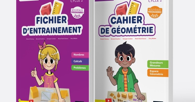 Cap Maths CE2 - Fichier nombres et calculs + cahier de géométrie-mesure ...