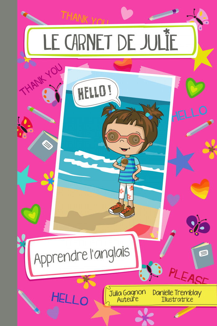 Couverture de Le carnet de Julie - Apprendre l'anglais